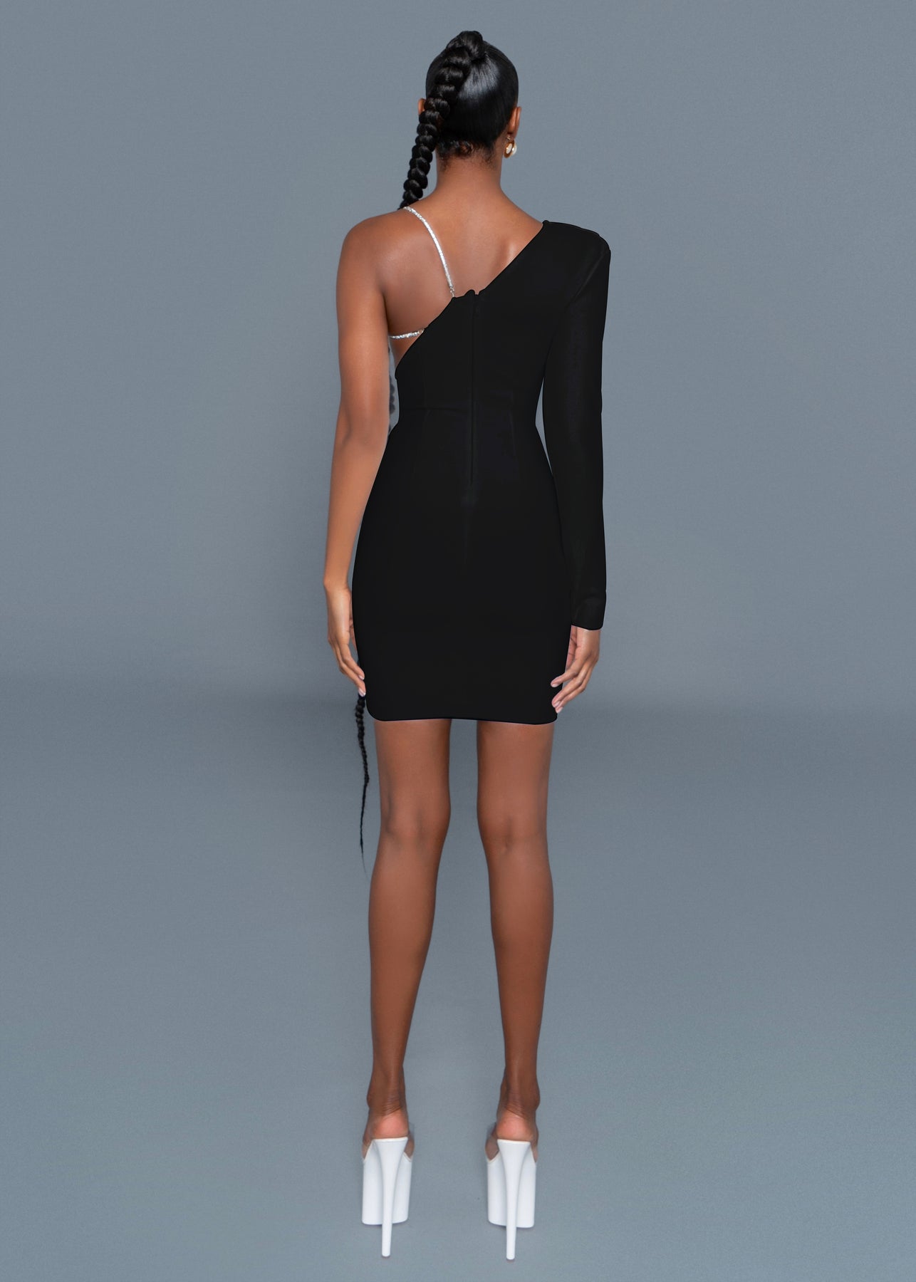 Black Crystal Bra Mini Dress GUILTY OF GLAM Black Crystal Bra Mini Dress GUILTY OF GLAM